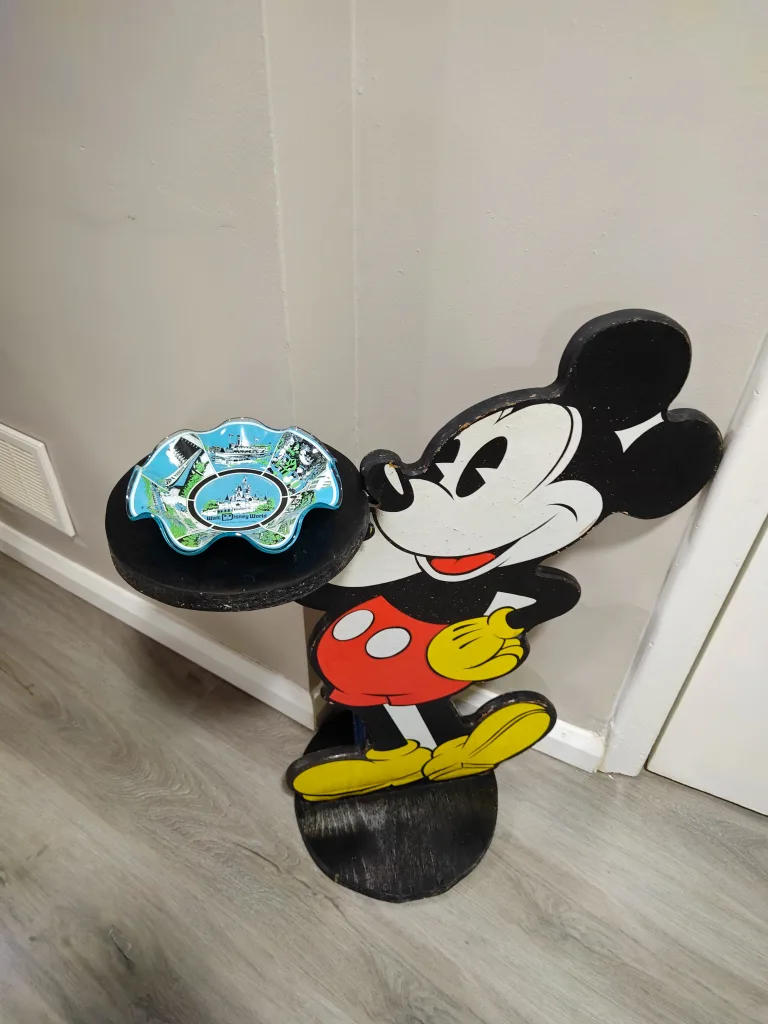 Vintage 80s Handmade Mickey Mouse Display image indicator(2)