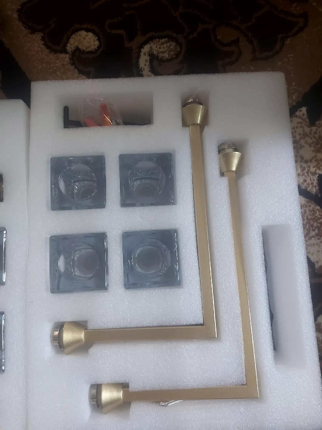 Peskoe Gold Sputnik Chandelier - Modern 8-Light, 32 inch image indicator(6)