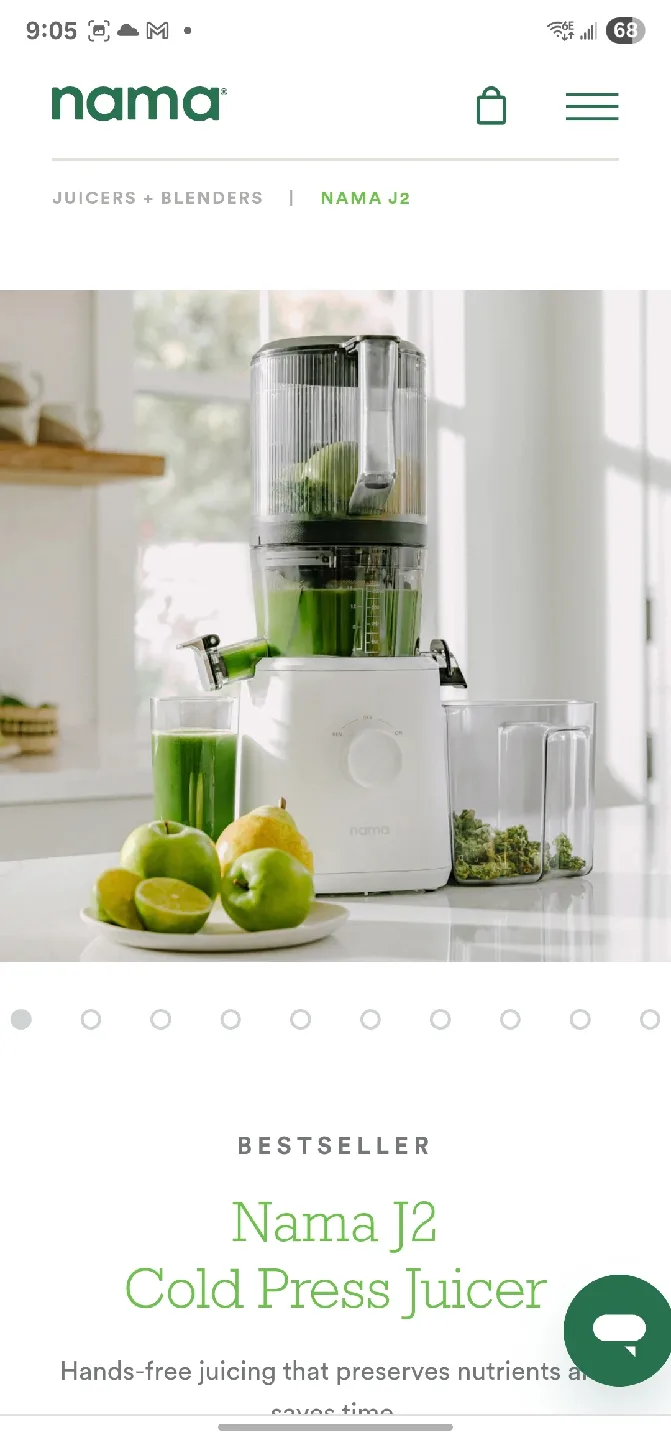 Nama J2 Cold Press Juicer image indicator(2)