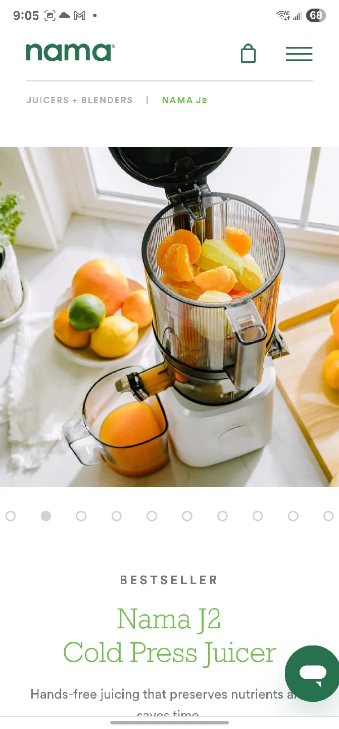 Nama J2 Cold Press Juicer image indicator(3)