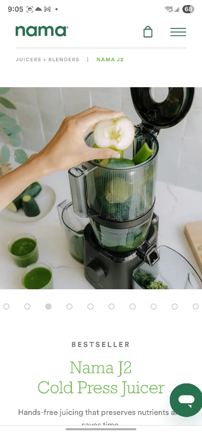 Nama J2 Cold Press Juicer image indicator(4)