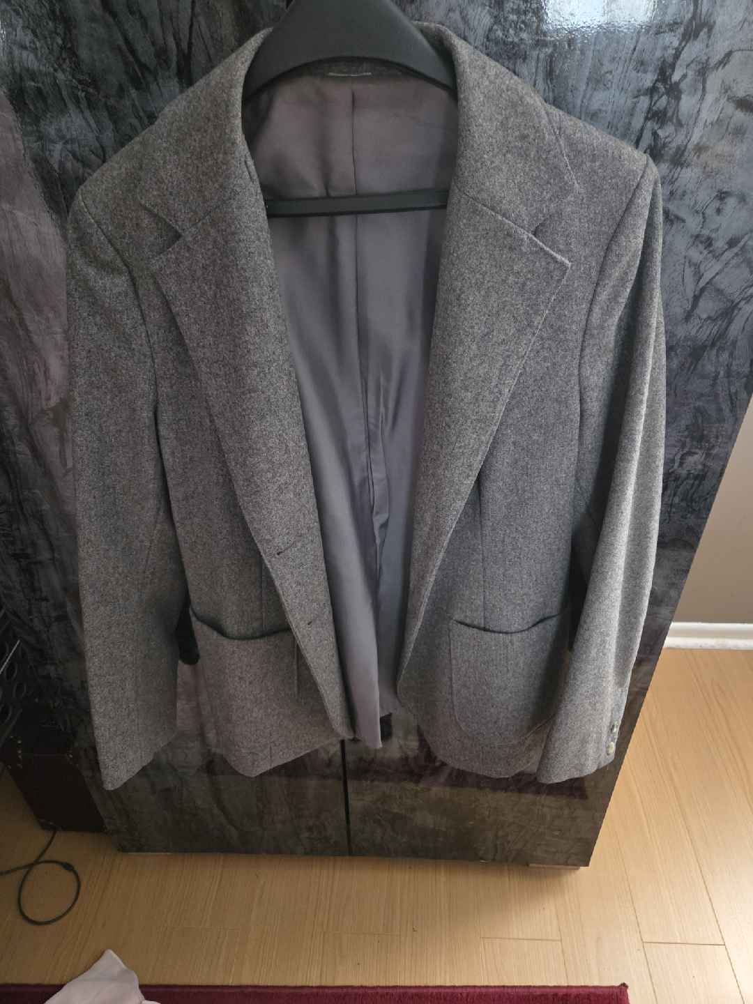 FREE grey blazer (wool and polyester), size M (fits like S)