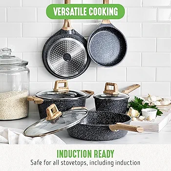 NEW in box GreenLife Arte Cookware Set - photo 2