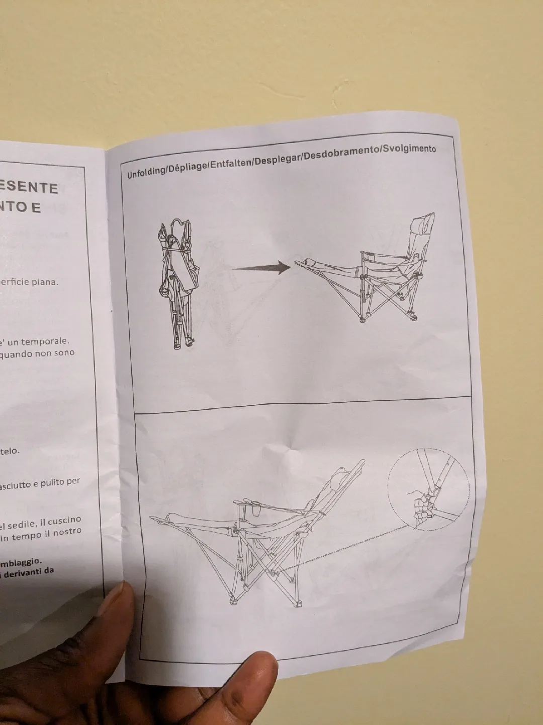 Outsunny Portable Reclining Chair image indicator(4)