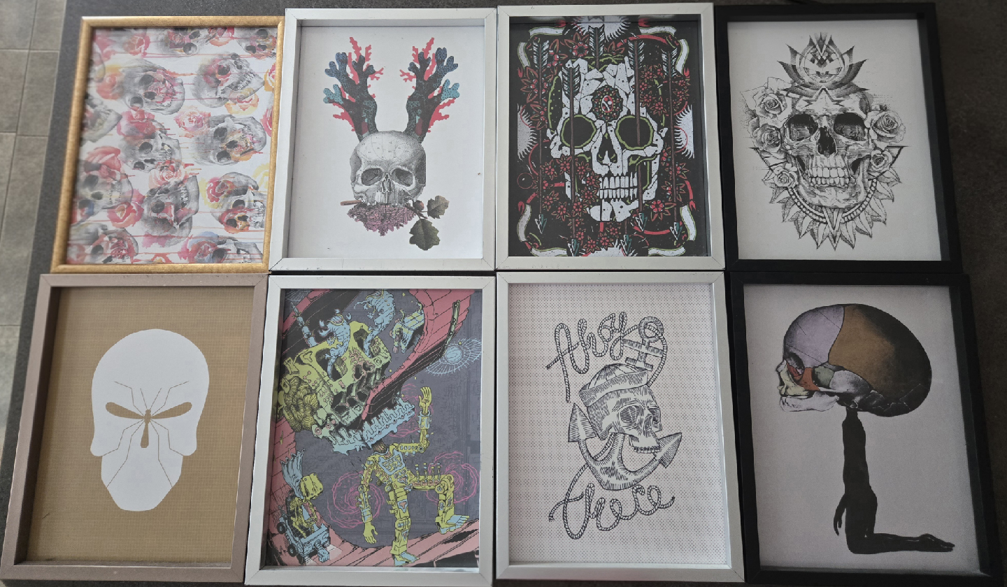 Custom Skull Wall Art!