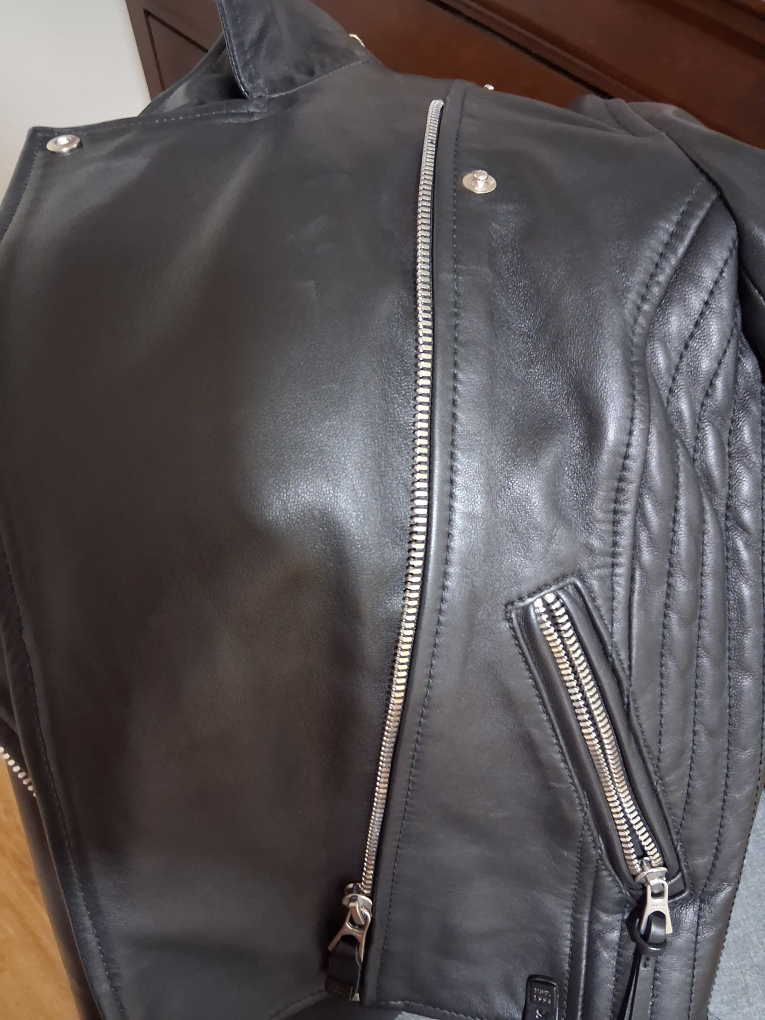 Rudsak Black Leather Jacket Size P/S - photo 2