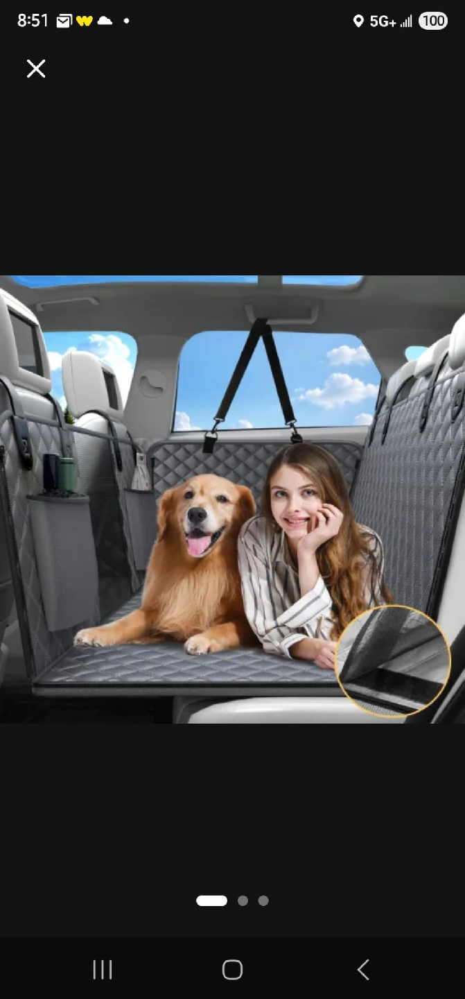 Bunfly Dog Car Seat Cover - photo 3