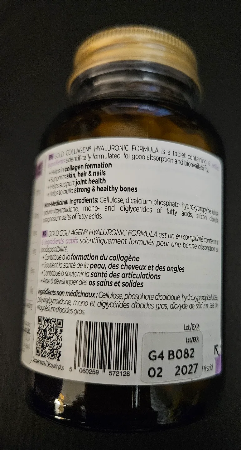 Gold Collagen Hyaluronic Formula - 90 Tablets image indicator(2)