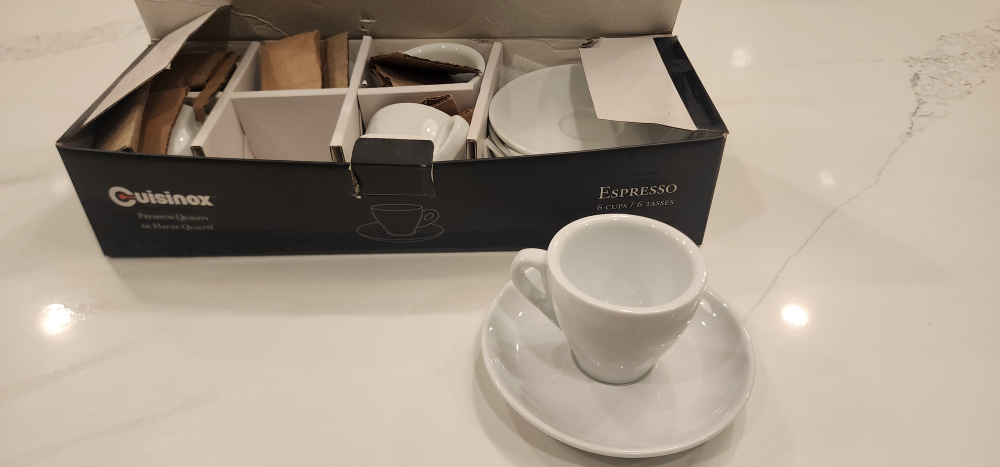 Cuisinox Espresso Cup & Saucer Set - 6 Cups - photo 3