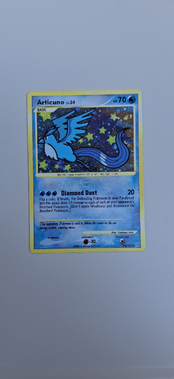 Articuno Lv.34 Pokemon Card