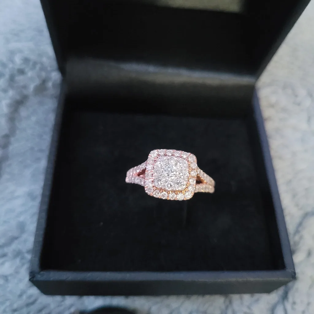 10K Diamond Rose Gold Ring 3.44g $850 OBO thumbnail