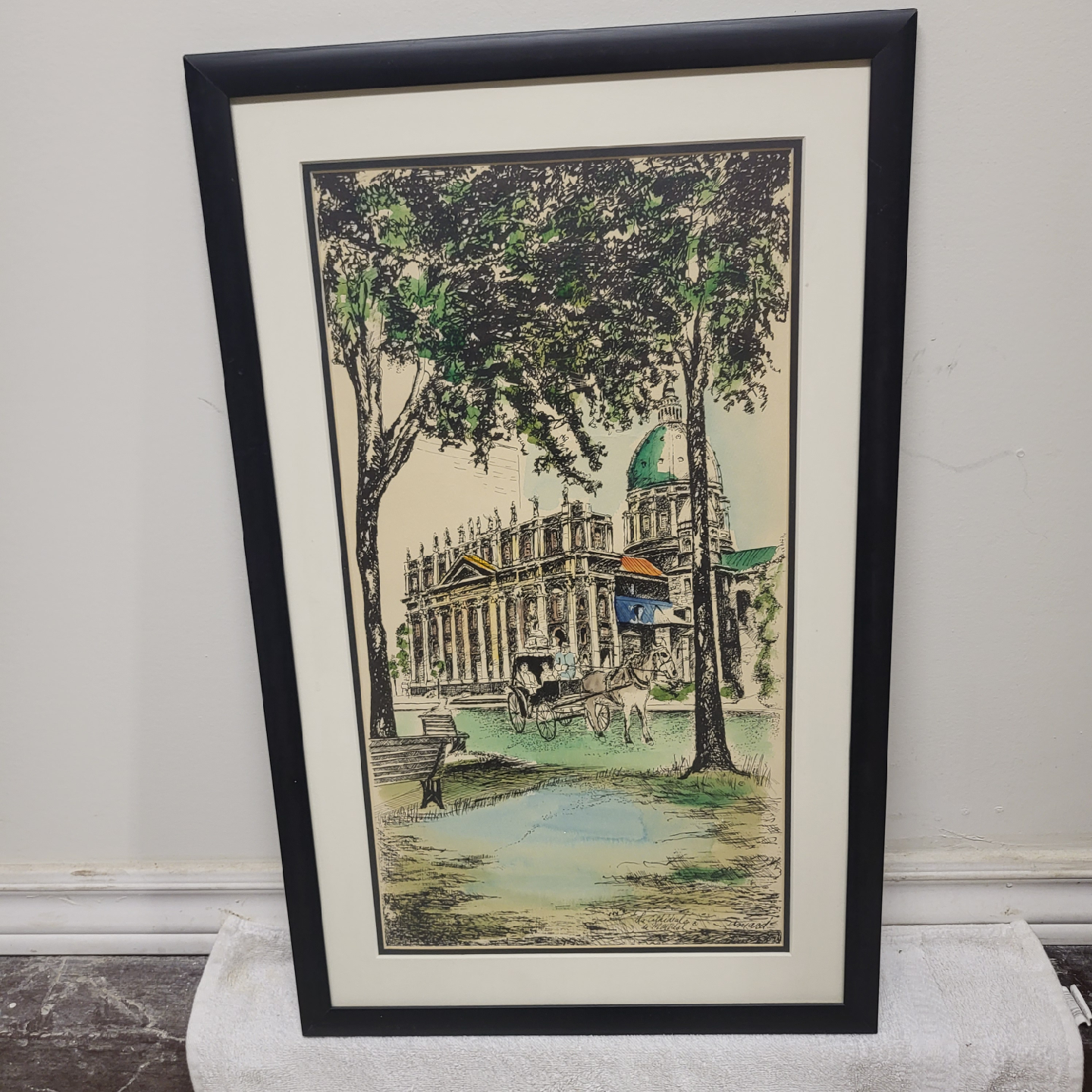 Framed Art Print - La Cathedrale de Montreal