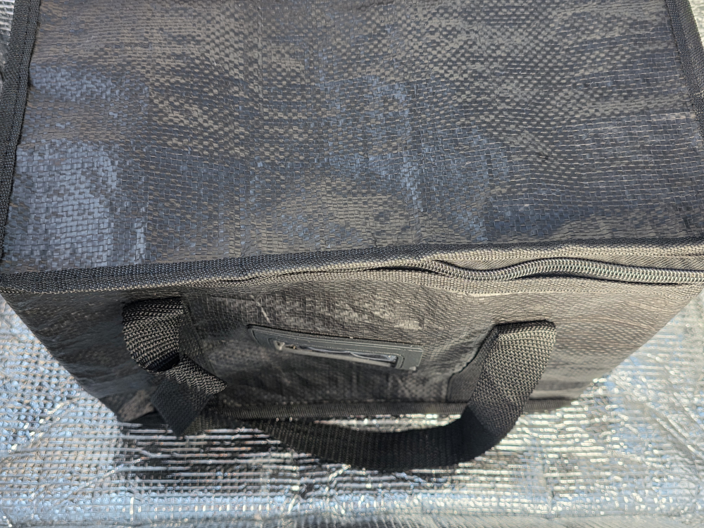 Insulated Food Delivery Bag - Black - photo 3