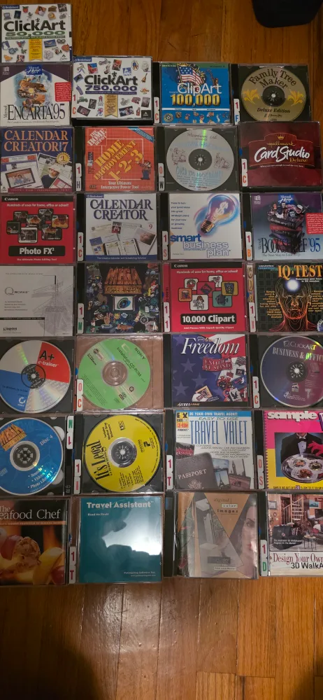 Vintage PC Software CD-ROM Lot of 50 thumbnail