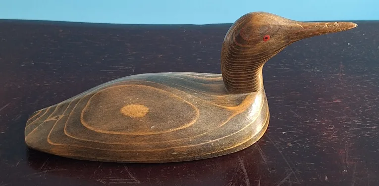 Georgian Bay Decoys Loon - Handmade Pine thumbnail