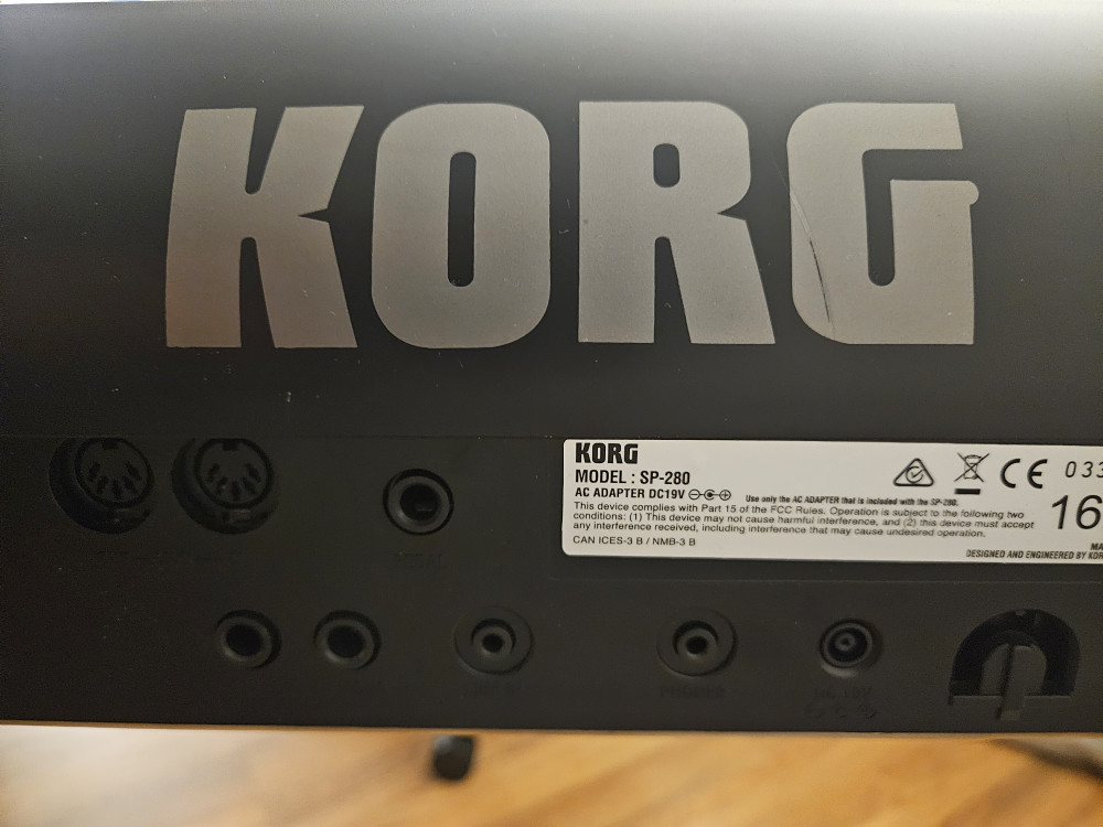 Korg SP-280 Digital Piano - Black - photo 3