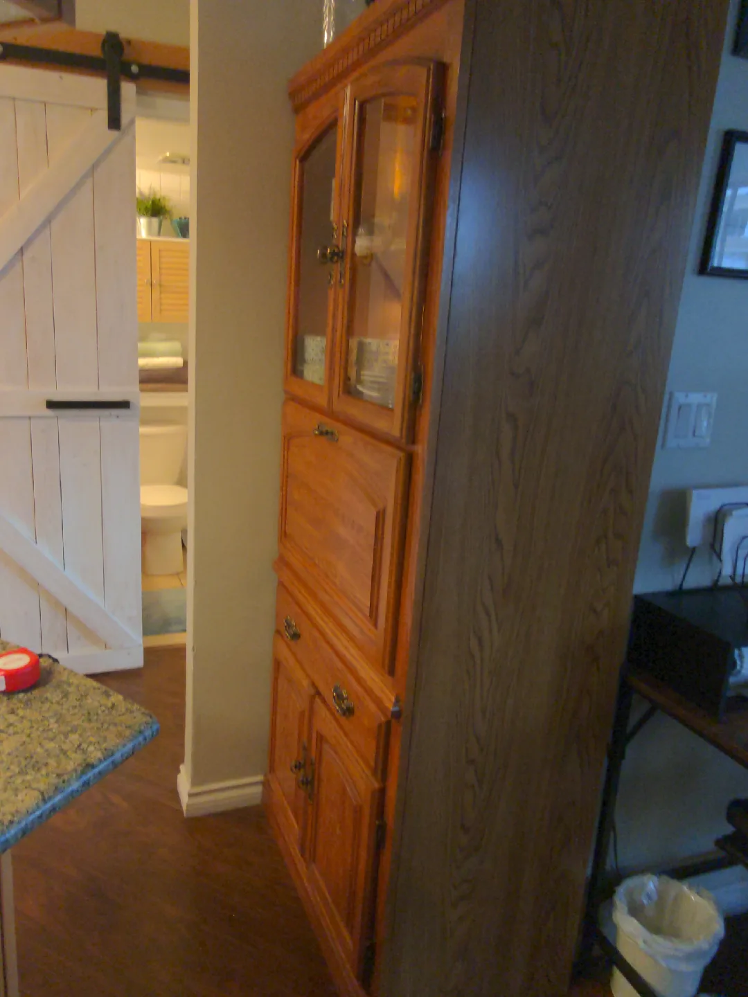 Wooden Hutch Cabinet