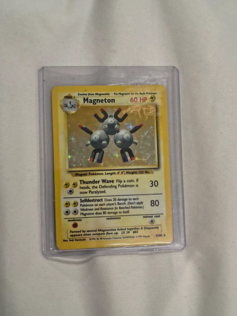 Magneton Pokemon Card 9/102 WTC NM