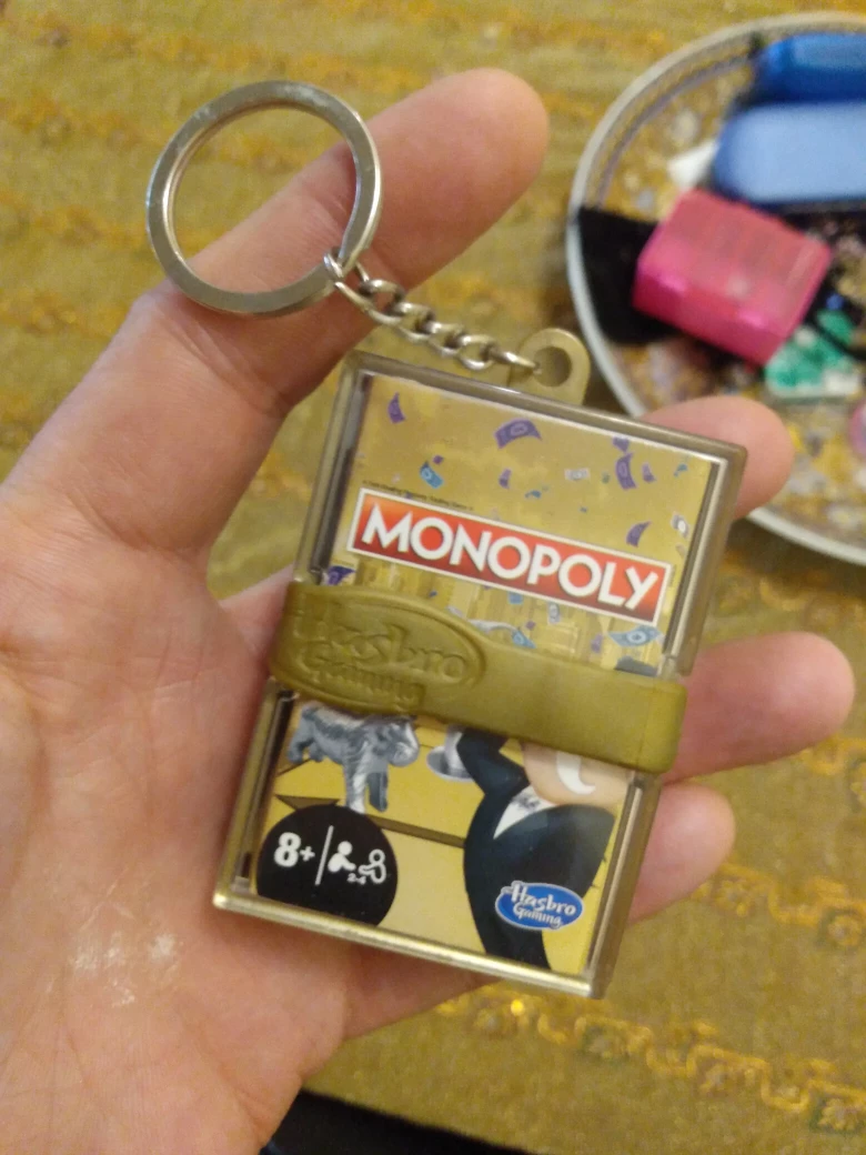 keychain Monopoly game
