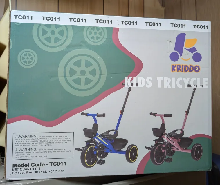 Kriddo Kids Tricycle - Model TC011 image indicator(2)