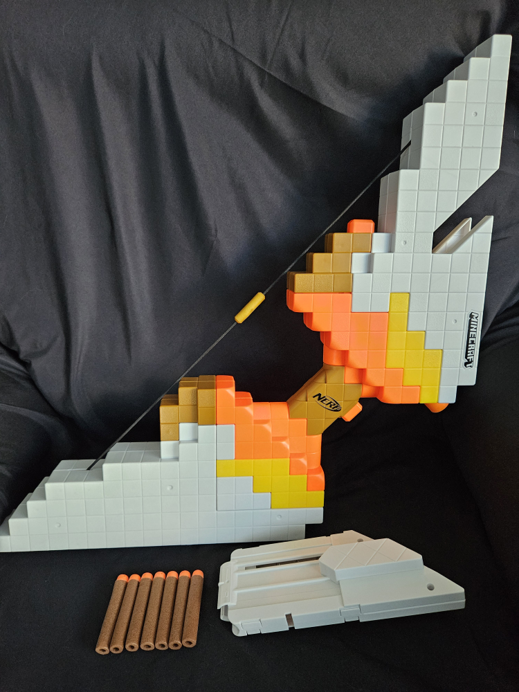 Nerf Minecraft Sabrewing Motorized Blaster Bow