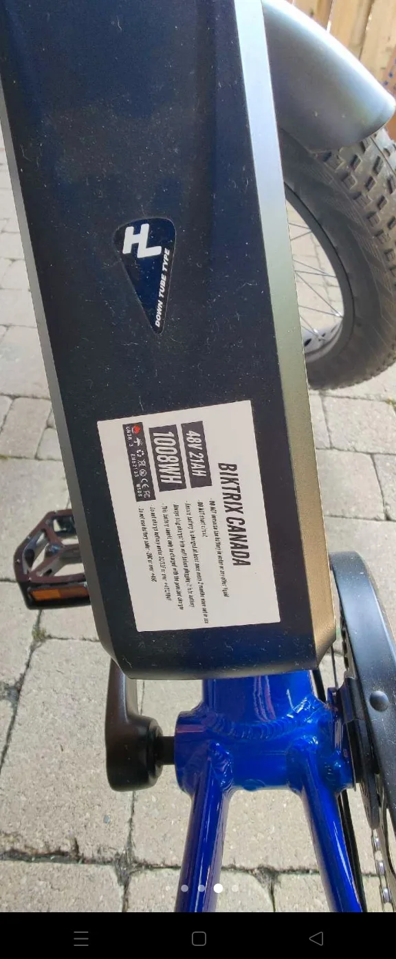 Biktrix MOTO ebike 1kw battery (good condition) image indicator(7)