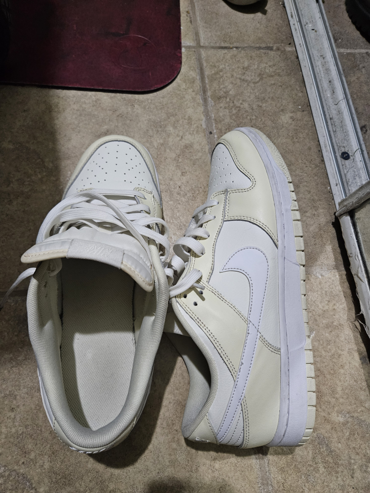 Nike Dunk Low Cream/White Shoes - photo 4