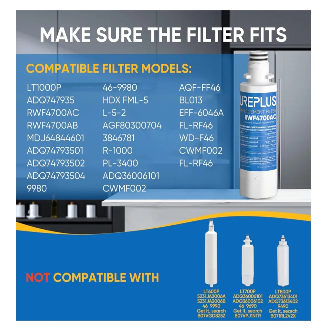 Pureplus RWF4700AC Refrigerator Water Filter - photo 2