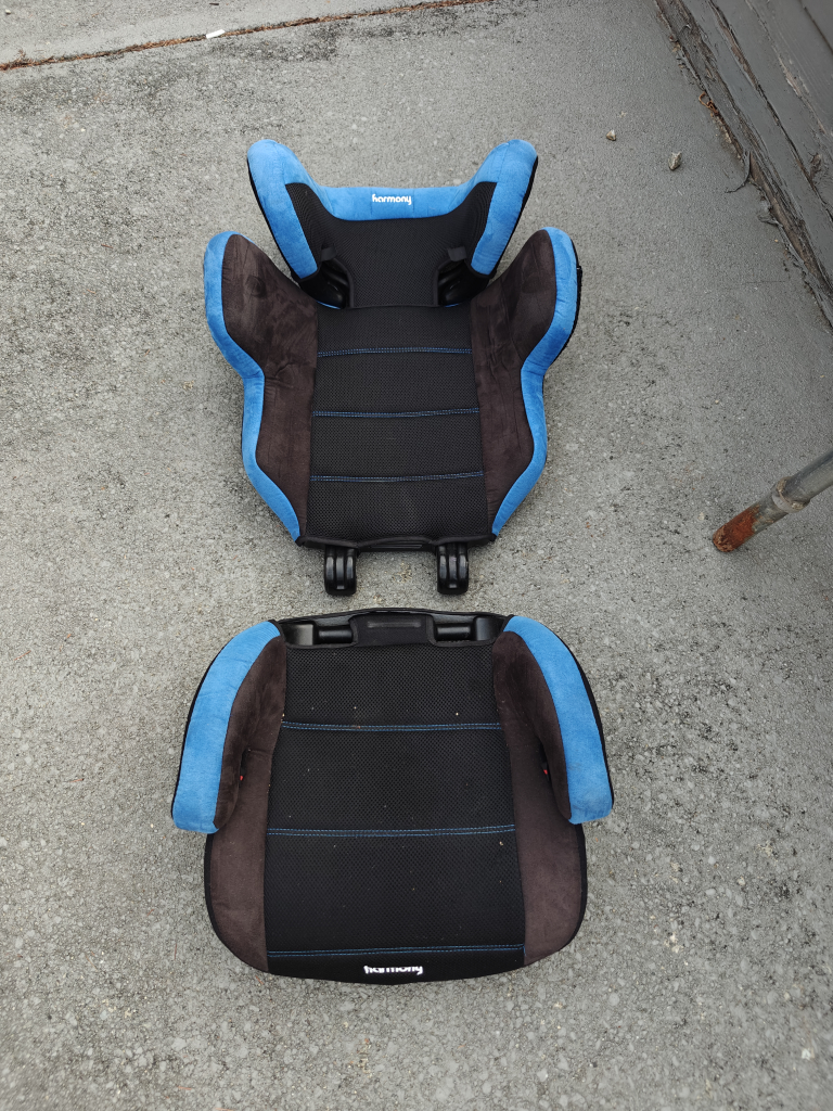 Harmony Youth Booster Car Seat - Blue & Black - photo 2