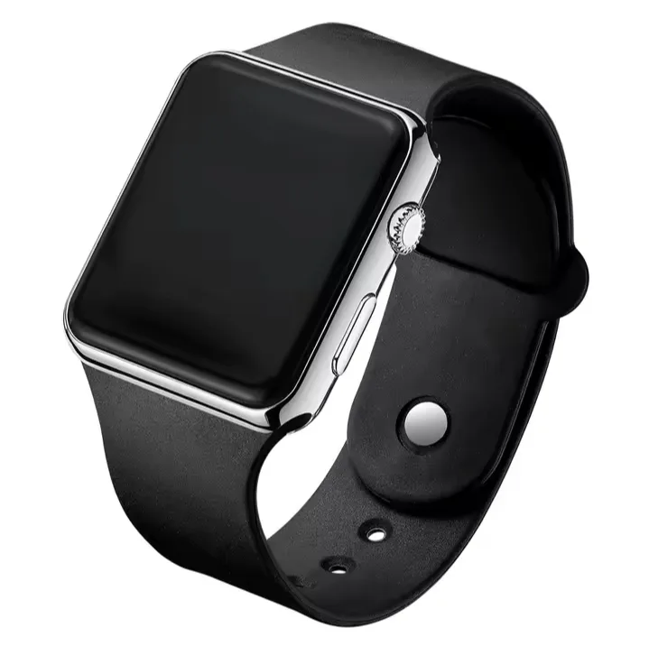 Digital LED Watch - Black & Silver image indicator(2)