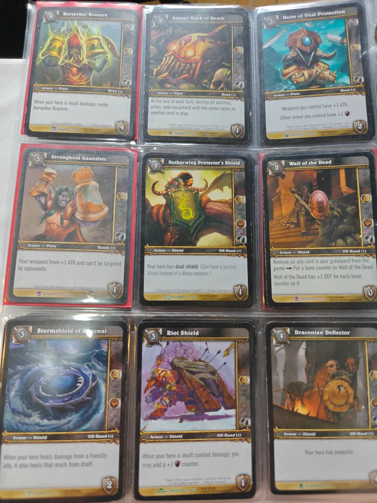 World of Warcraft TCG Cards (Trinkets & Armor) image indicator(7)