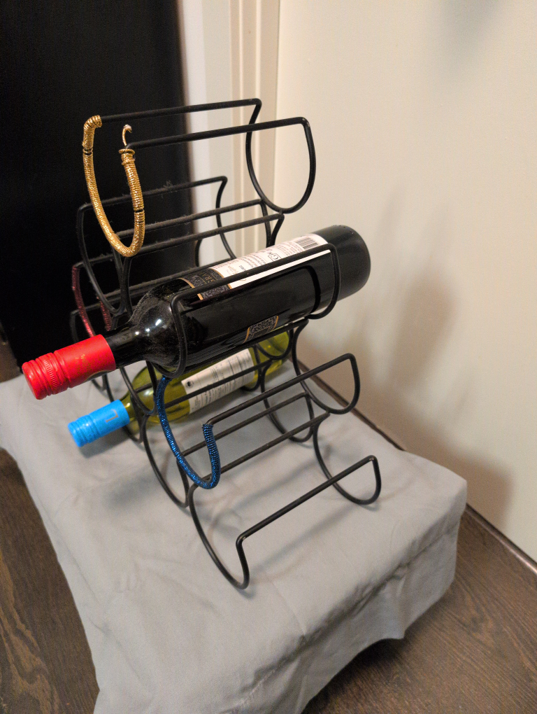 Metal Wine Rack - Holds 10 Bottles - photo 5