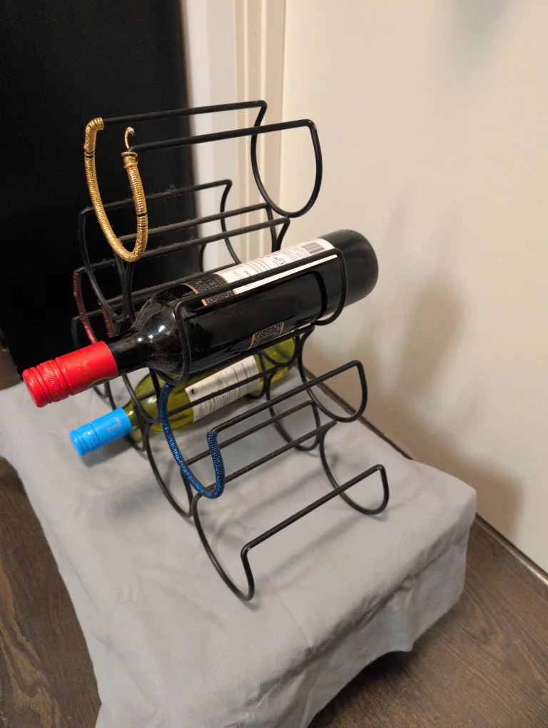Metal Wine Rack - Holds 10 Bottles image indicator(5)