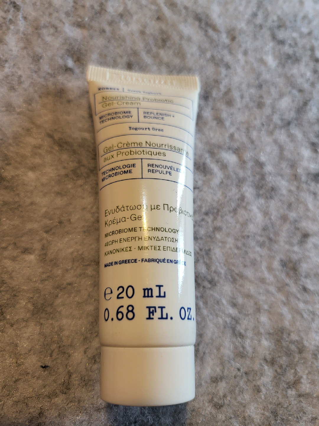 Korres Nourishing Probiotic Gel-Cream 20mL