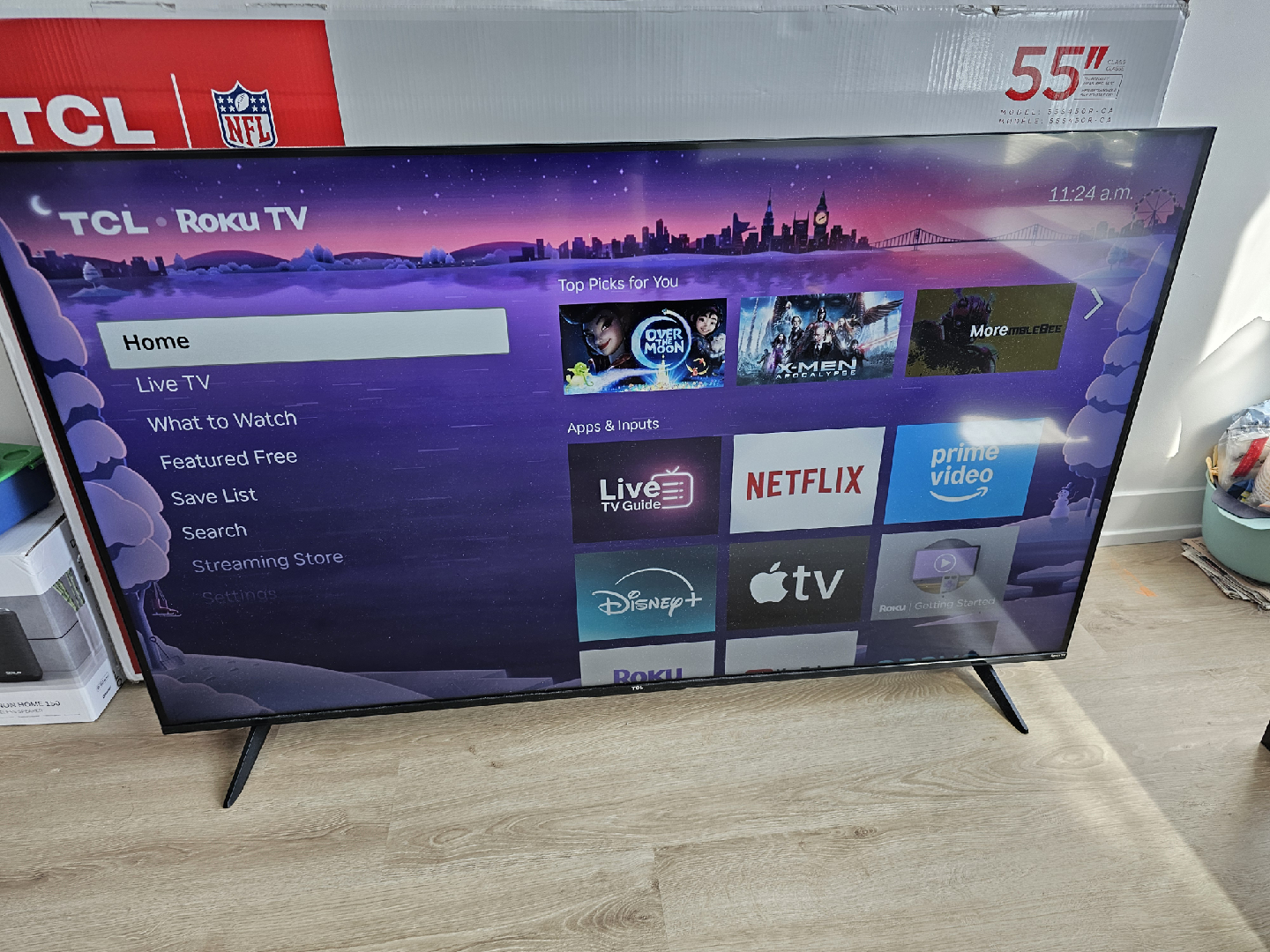 TCL 55" 4K UHD HDR Roku TV - Like New! - photo 4