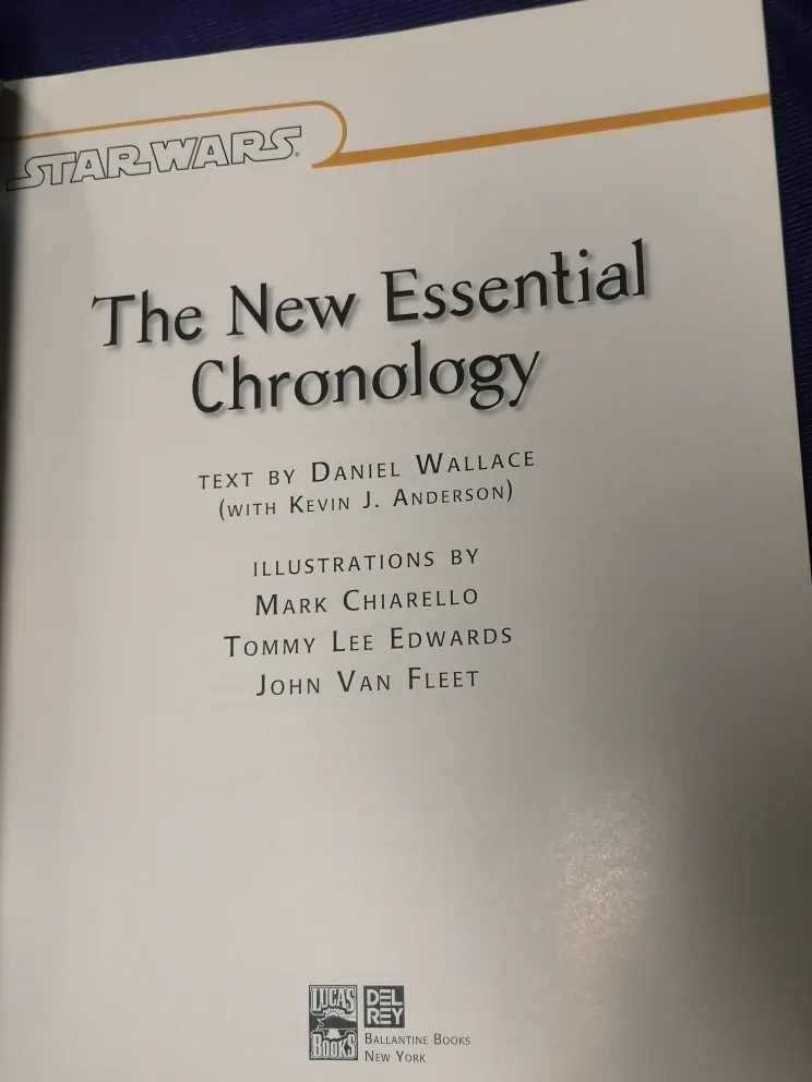 Star Wars Book ~ Essential Guide To Chronology image indicator(3)