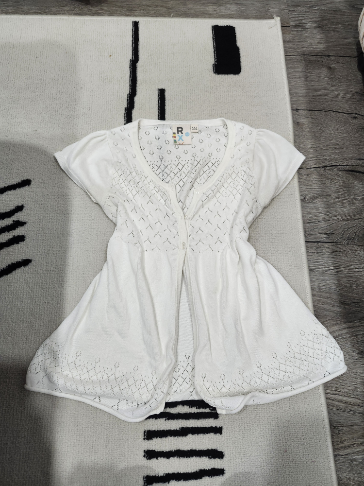 RX White Cardigan - Size M