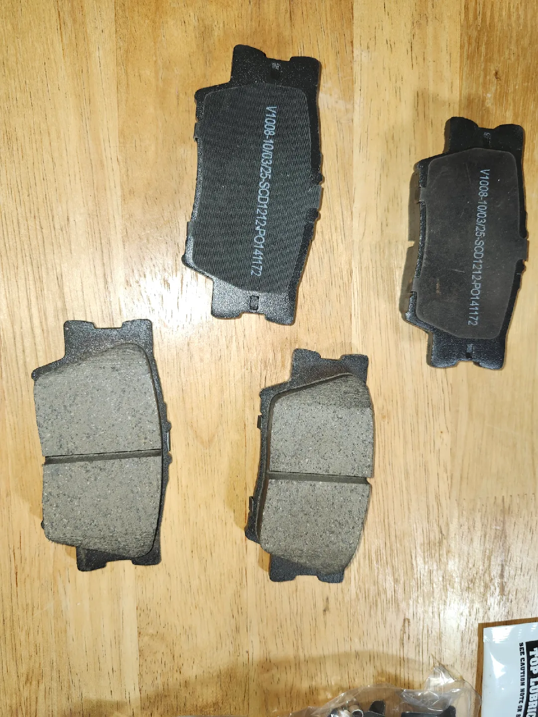 Rear Ceramic Brake Pad Set for 2007-23  Camry 2006-18 & RAV4 image indicator(3)