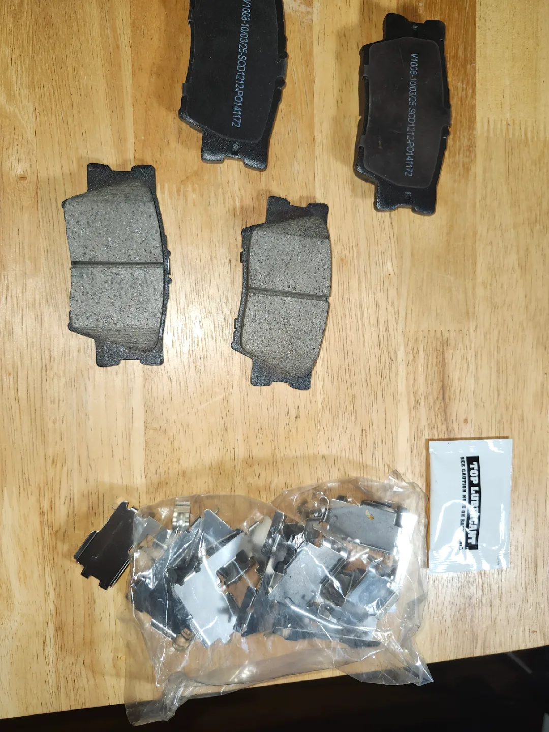 Rear Ceramic Brake Pad Set for 2007-23  Camry 2006-18 & RAV4 image indicator(4)