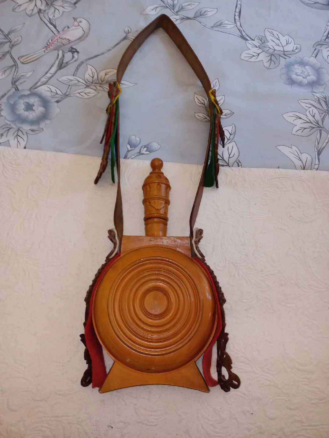 Unique Vintage 1975 Hand Carved Canteen / Flask ( Kulacs ) image indicator(3)