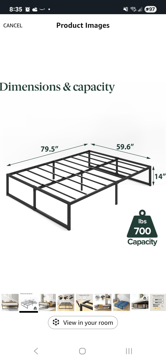 Double bed frame