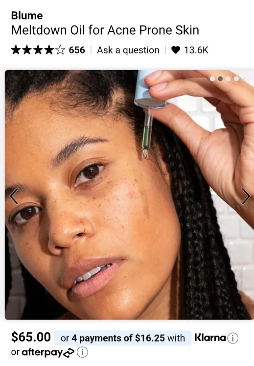 Blume Acne Prone Skin Oil image indicator(4)