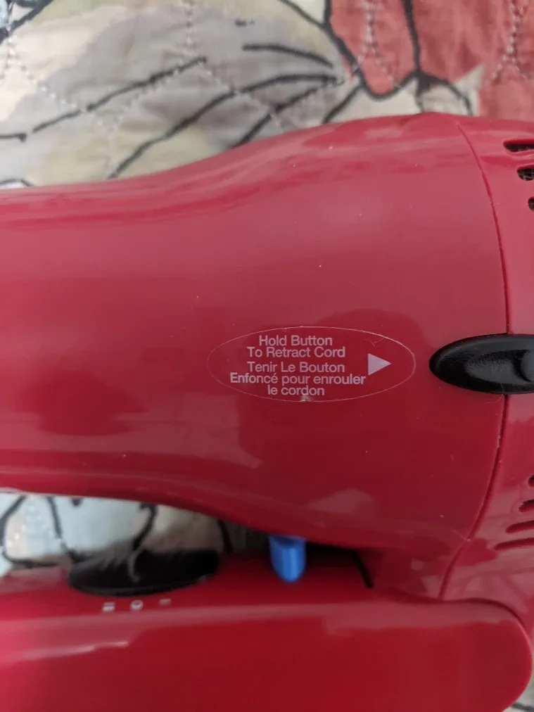 Red Hair Dryer image indicator(6)