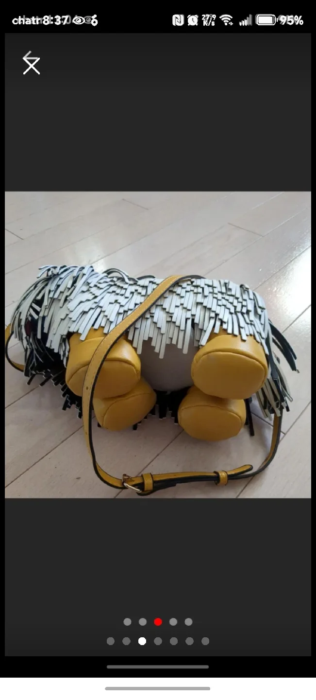 White Dog Purse Bag image indicator(5)