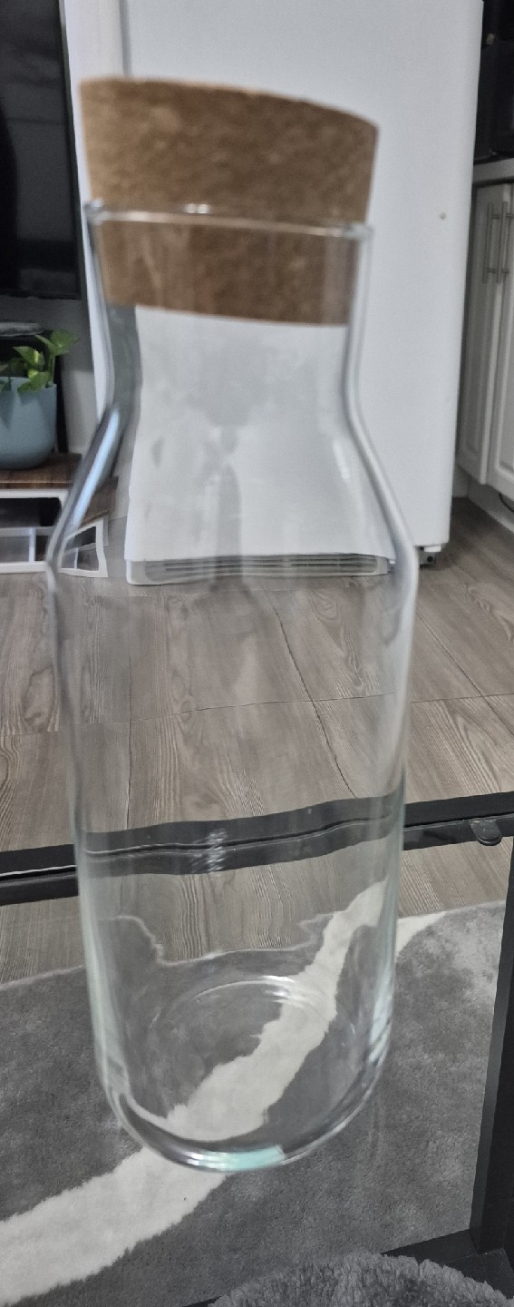 Glass Jar with Cork Lid