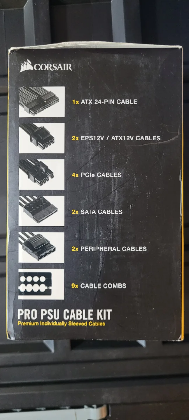 Corsair Pro PSU Cable Kit - Premium Sleeved Cables image indicator(2)