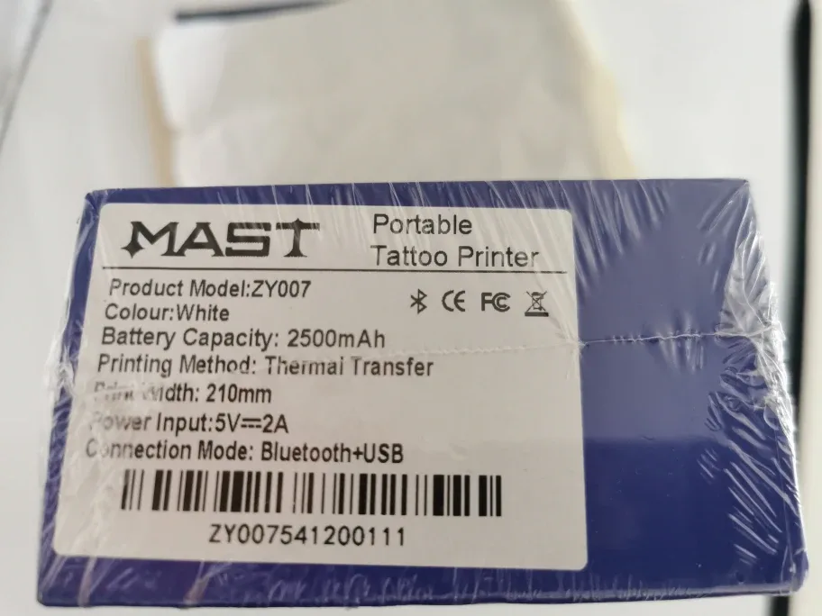 New MAST Portable Tattoo Printer ZY007 image indicator(5)