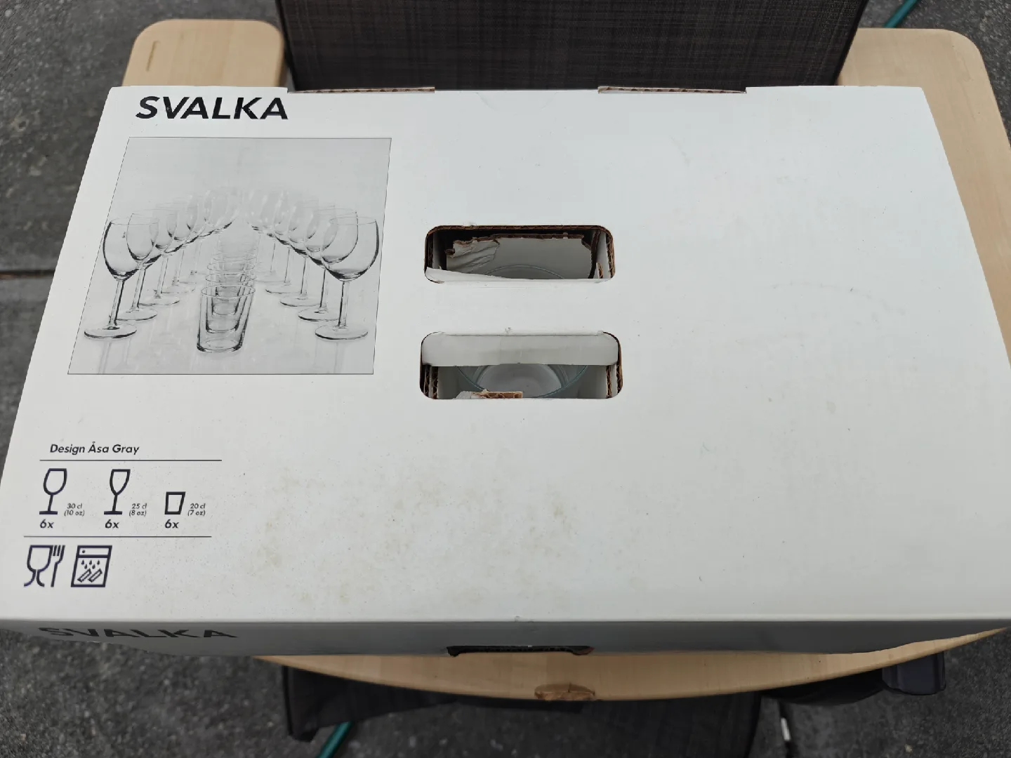 IKEA Svalka Glass Set - 18 Pieces 🥕 image indicator(2)