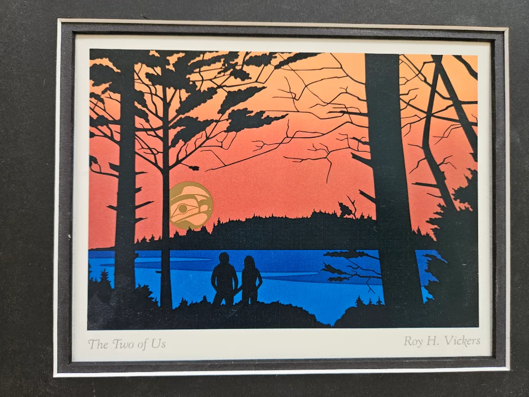 Roy H. Vickers "The Two of Us" Framed Art BC Indigenous Artist image indicator(2)