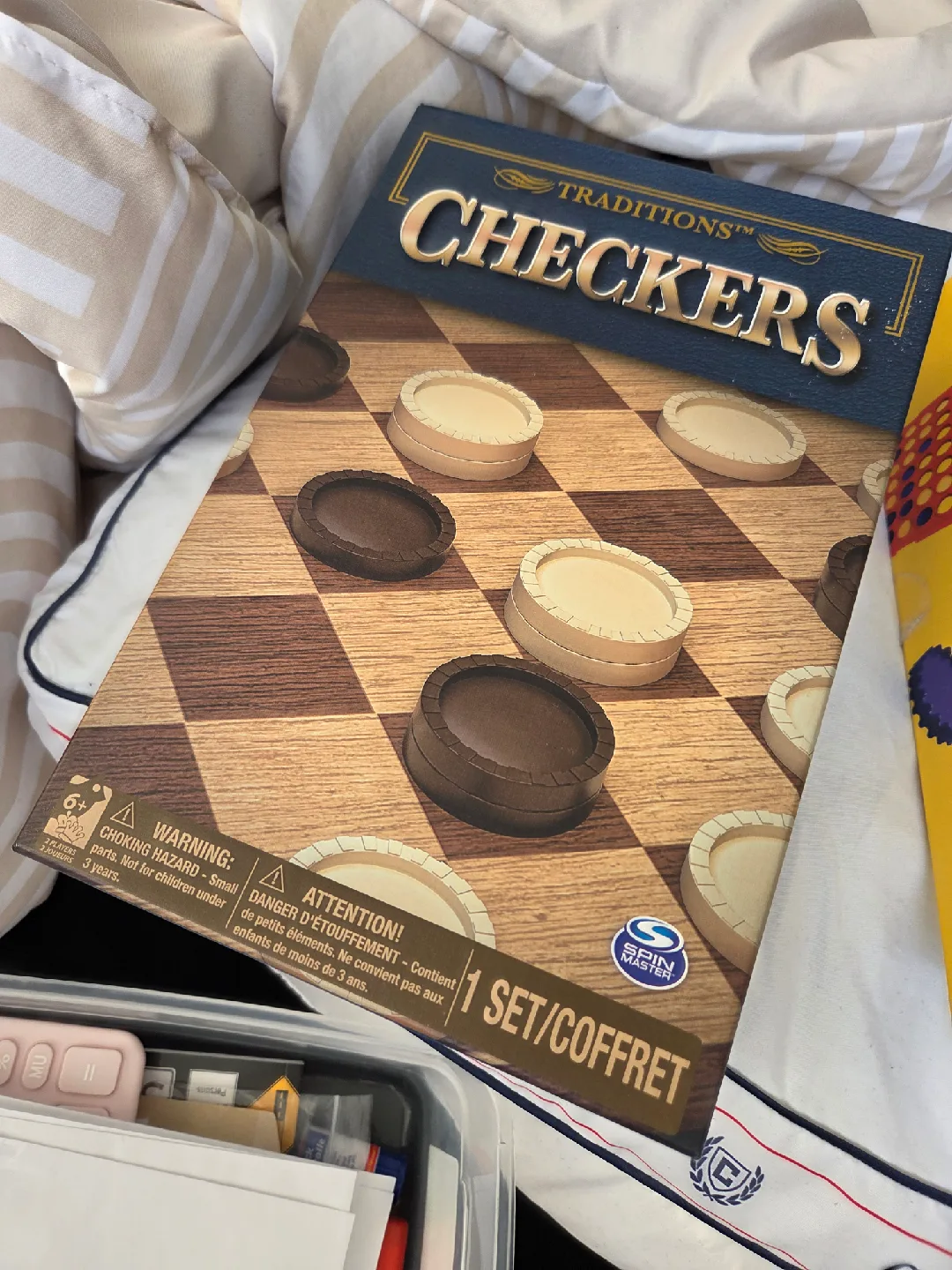 Traditions Checkers Game Set by Spin Master thumbnail